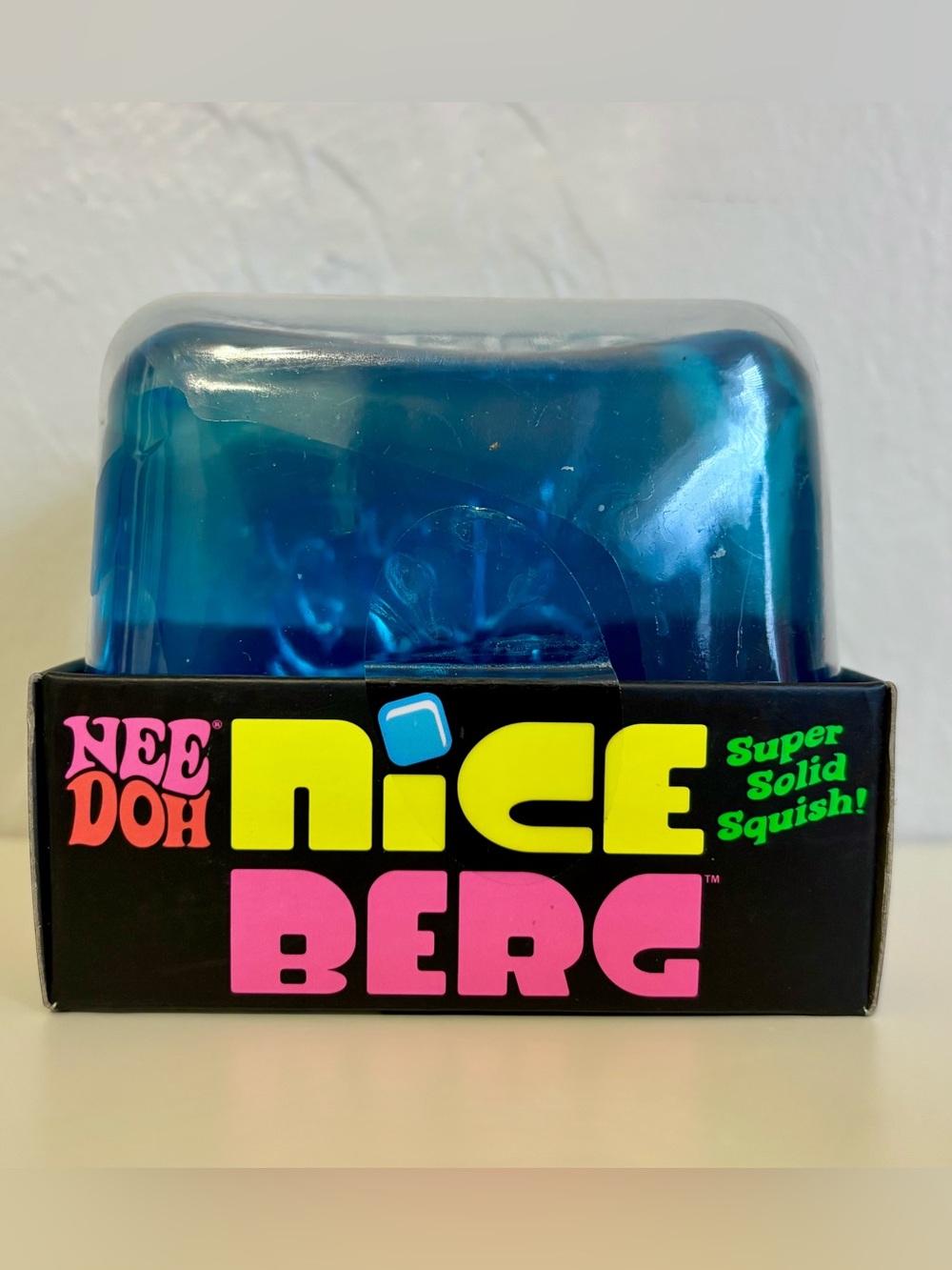 Nee Doh Nice Berg Super Solid Squish - Blue